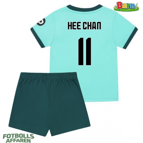 Wolves Hee-chan Hwang #11 Bortaställ Barn 2025-26 Kortärmad (+ Korta byxor)